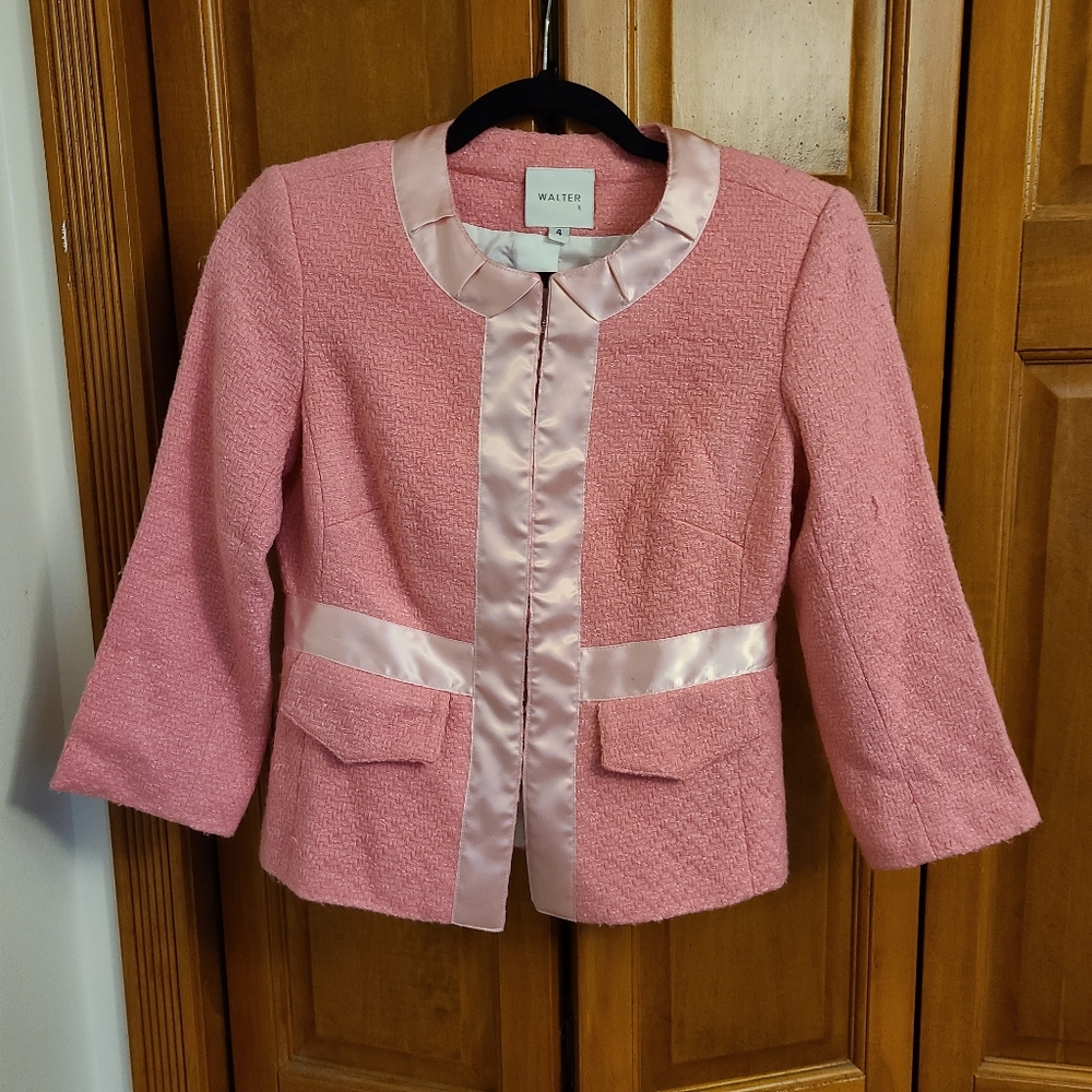 Vintage Walter Pink Tweed Jacket